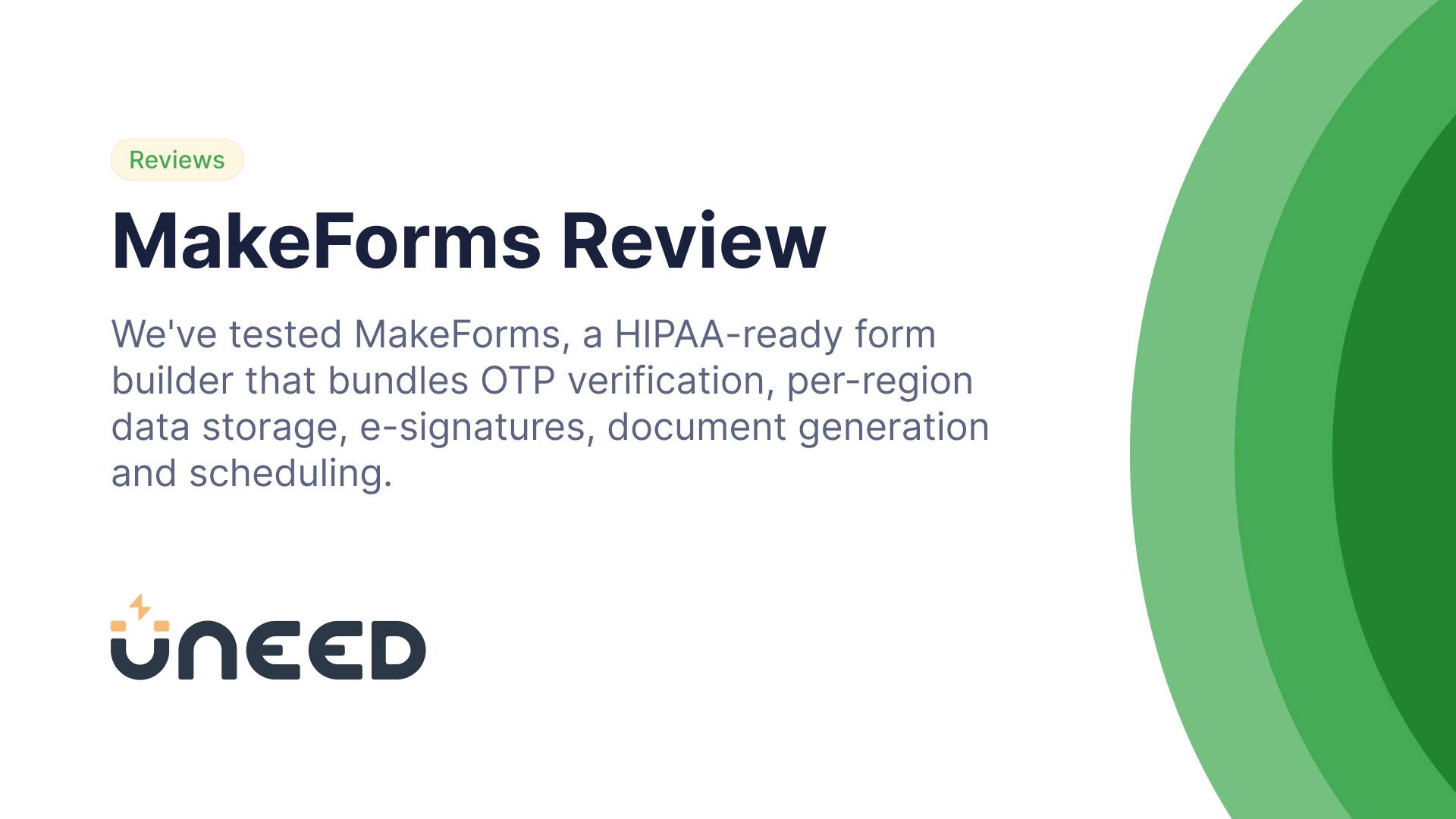 MakeForms Review - A HIPAA Form Builder That Also Signs and Schedules