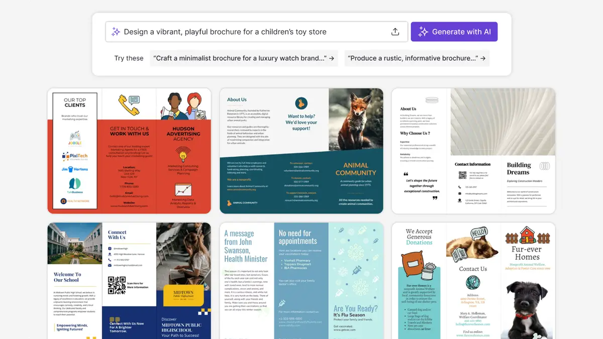 AI Brochure Generator screenshot 2