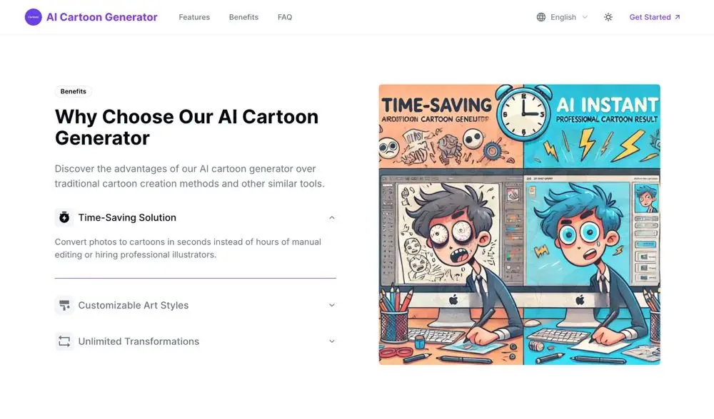ai cartoon generator screenshot 2