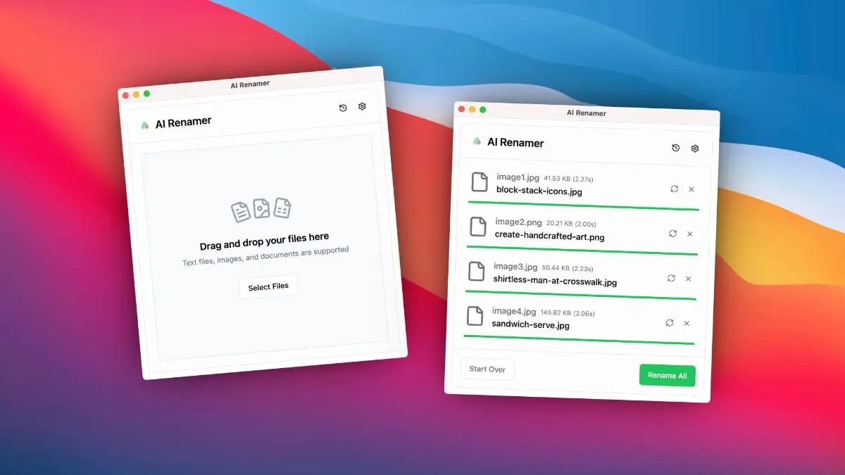 AI Renamer screenshot 2