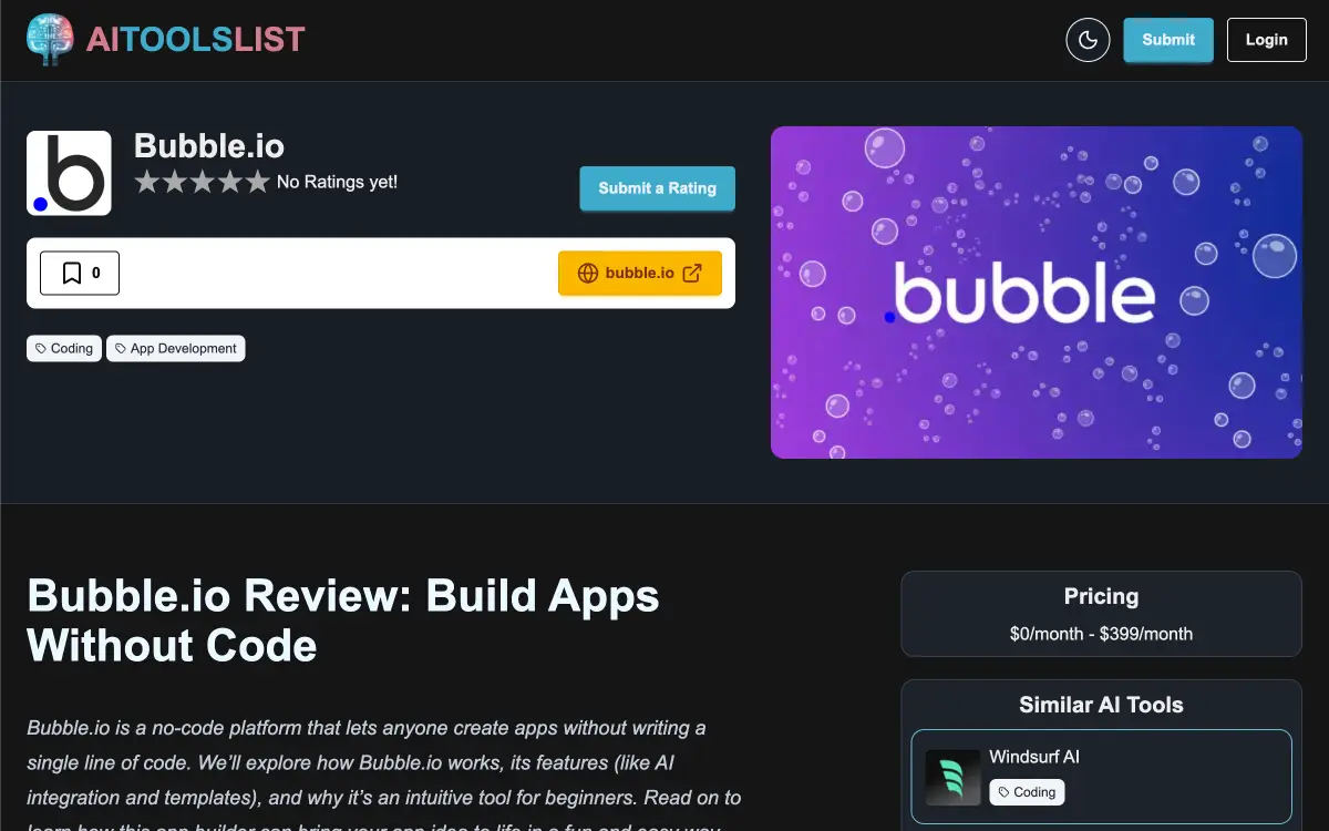 AI Tools List screenshot 1