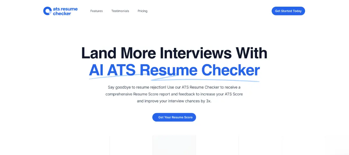 ATS Resume Checker screenshot 1
