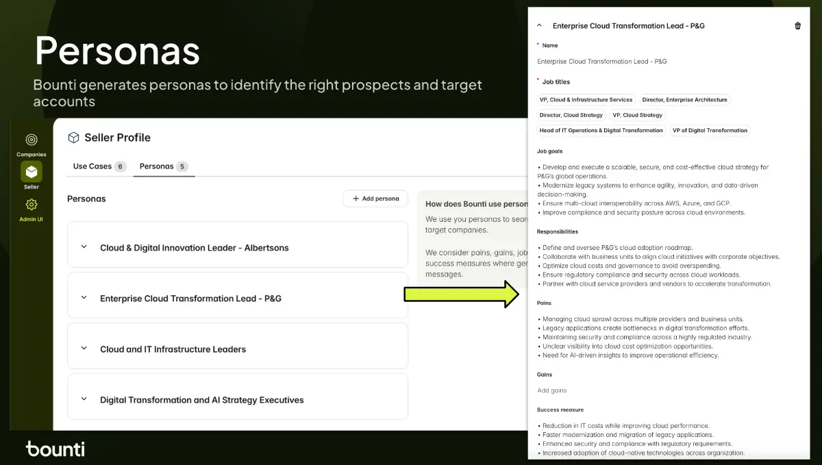 Bounti screenshot 2