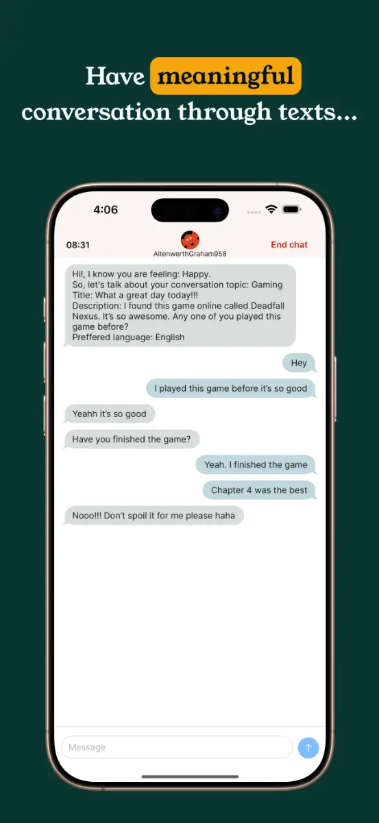 ChatterBooth screenshot 2
