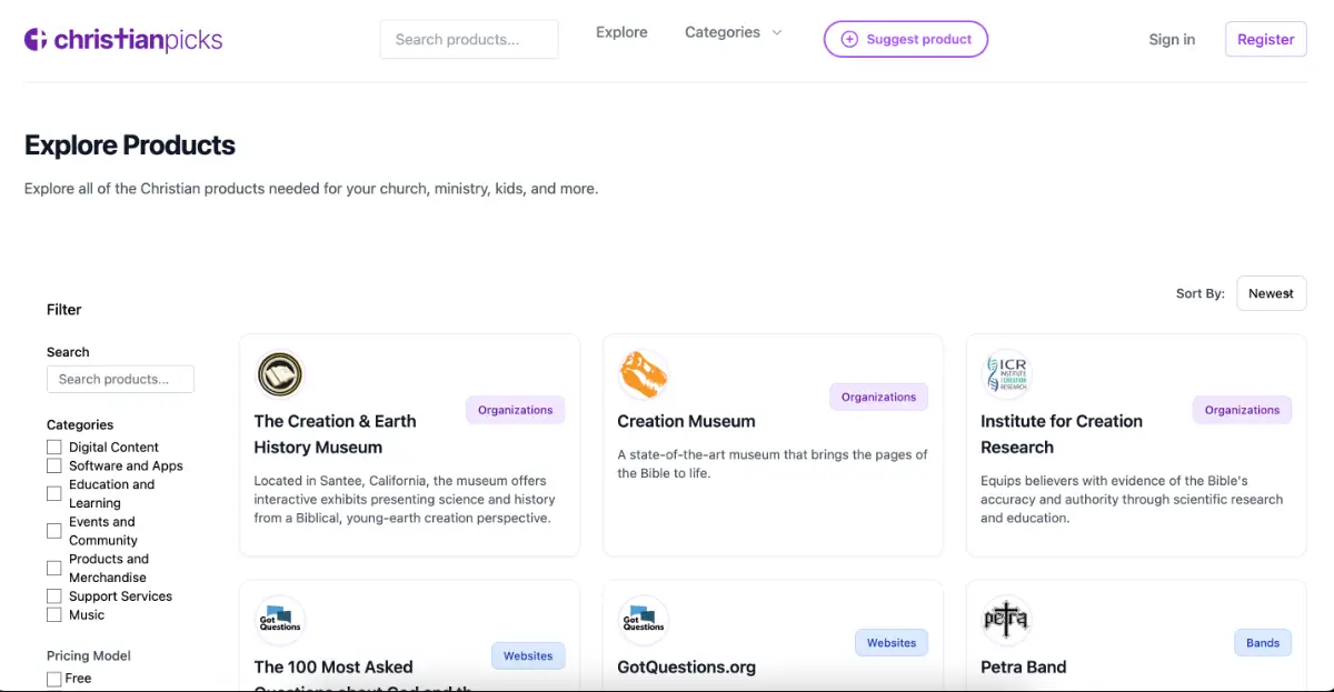 ChristianPicks screenshot 3