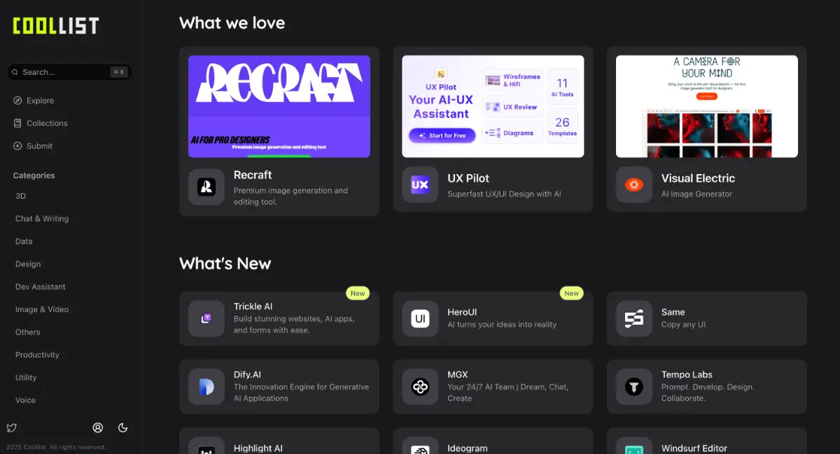 coollist screenshot 3