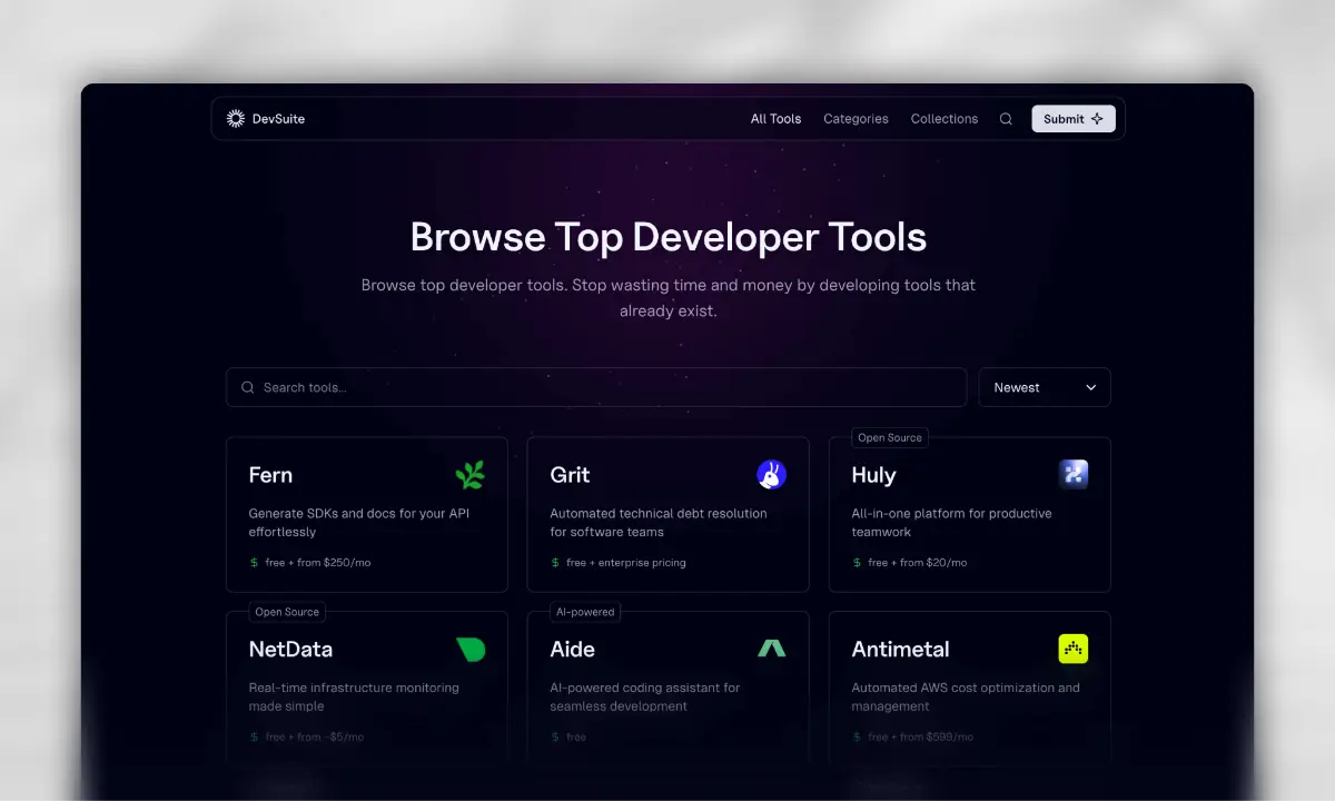 DevSuite screenshot 2