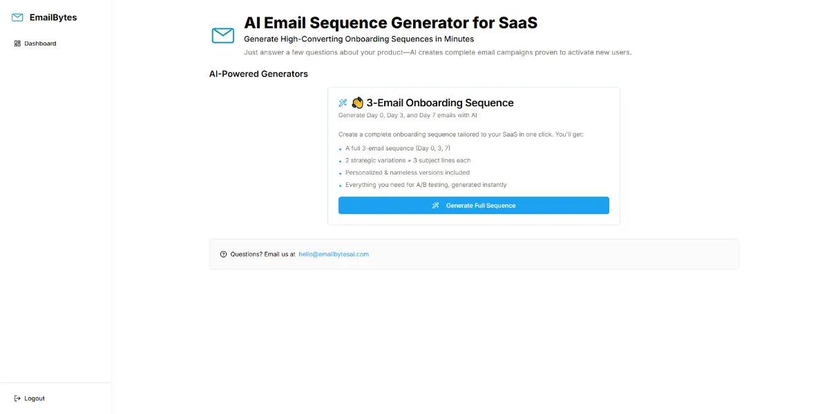 EmailBytes screenshot 1