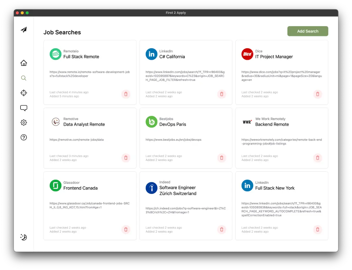 First 2 Apply screenshot 2