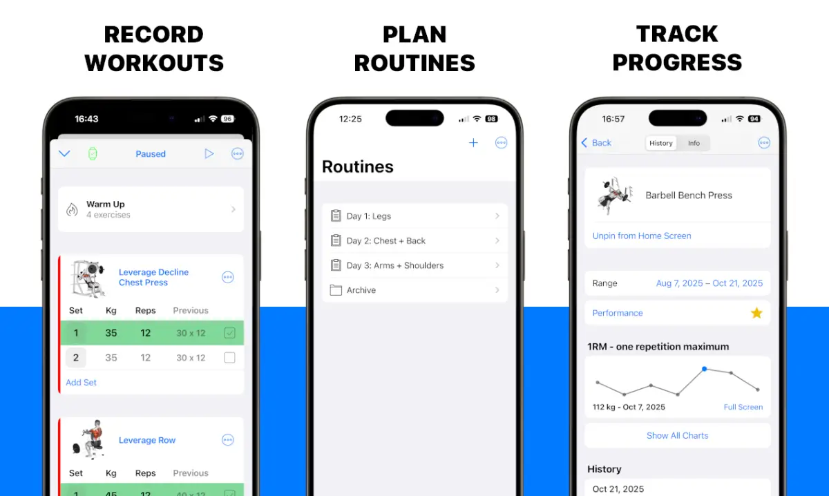 Fitness Logbook screenshot 3
