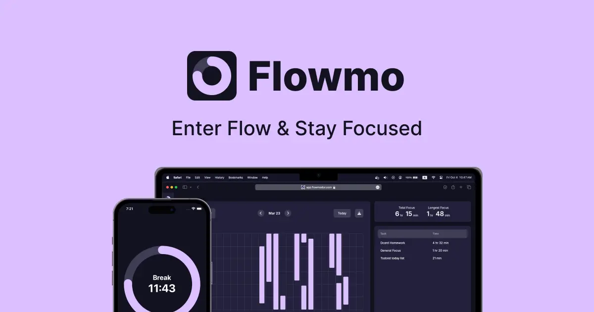 Flowmo screenshot 1