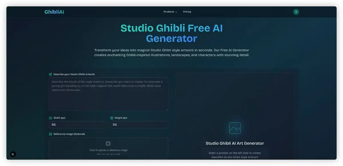 GhibliAI screenshot 2
