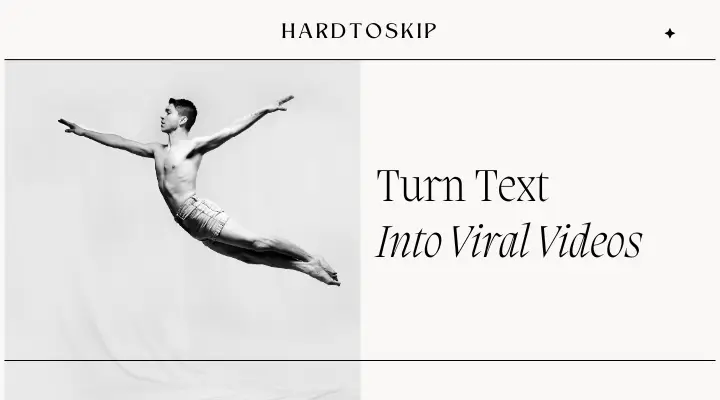 HardToSkip - Text to non-AI Videos screenshot 2