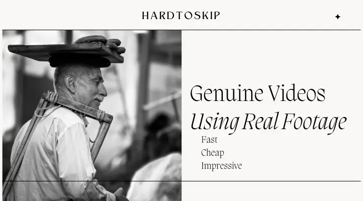 HardToSkip - Text to non-AI Videos screenshot 4