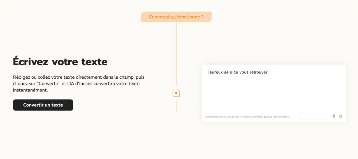 Inclusi.fr - Convertisseur de texte en inclusif screenshot 4