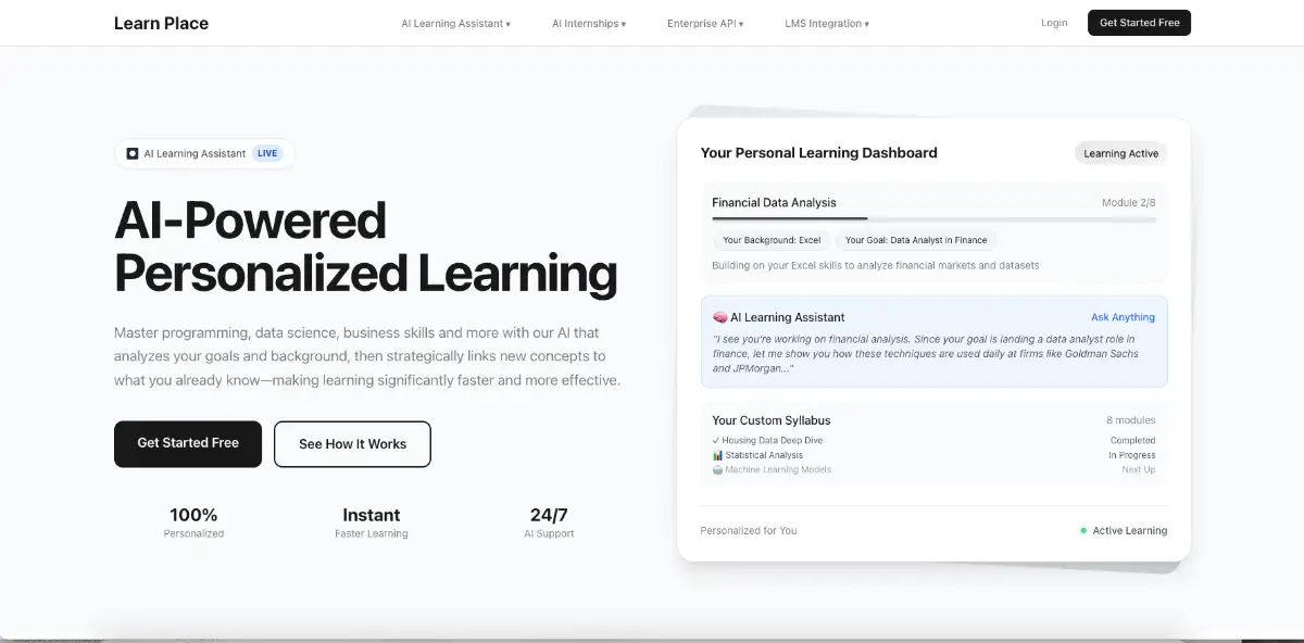 Learn Place AI Assistant screenshot 2