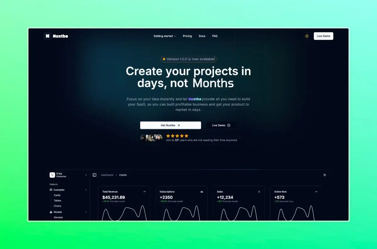 Nuxtbe screenshot 1