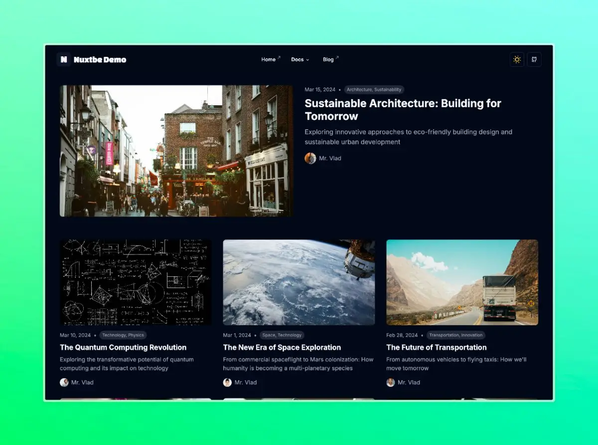 Nuxtbe screenshot 3