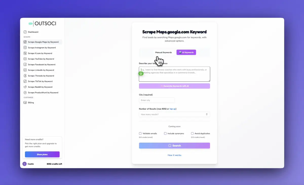 Outsoci screenshot 3
