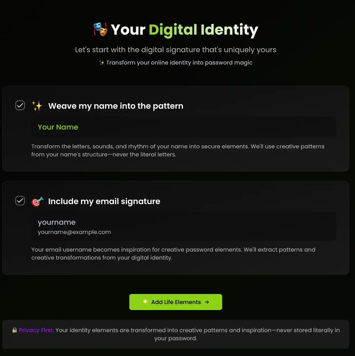 Passmuse screenshot 2