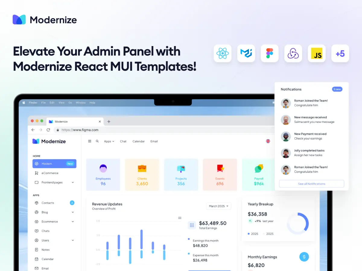 React Templates & Themes screenshot 3