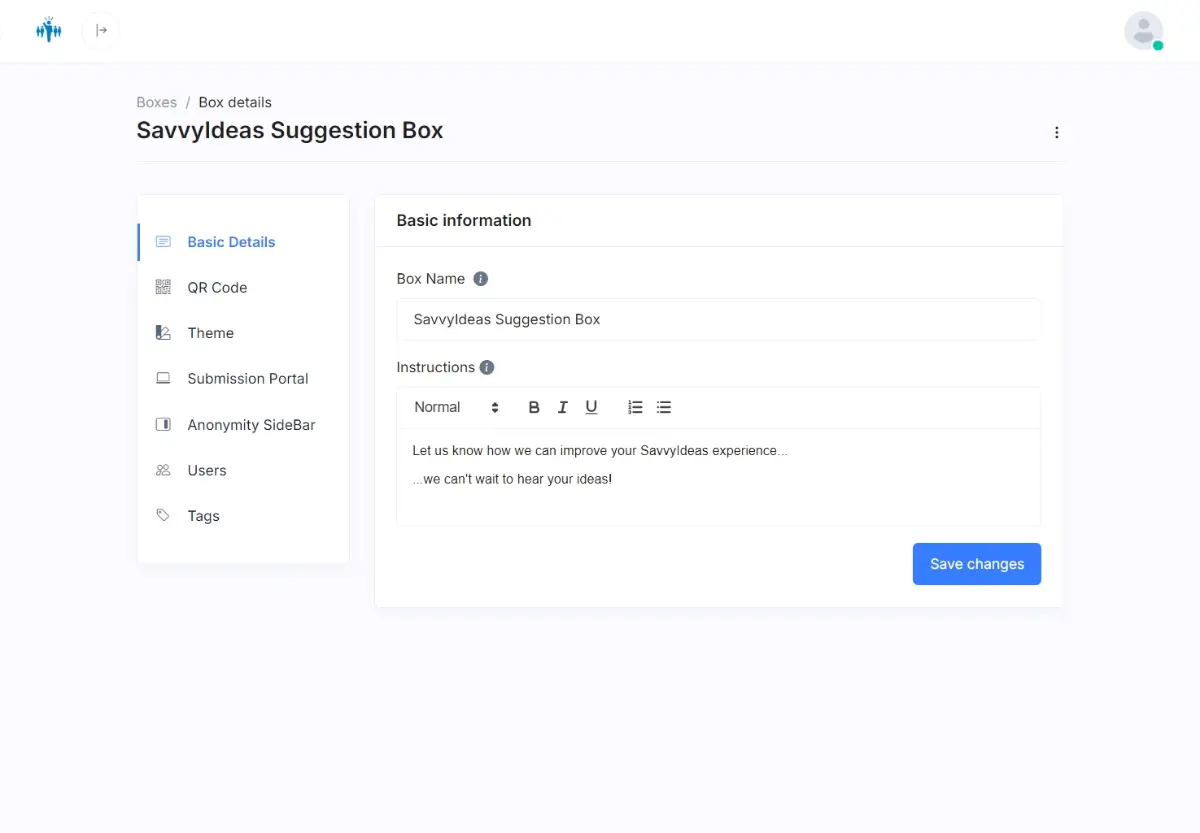 SavvyIdeas screenshot 2