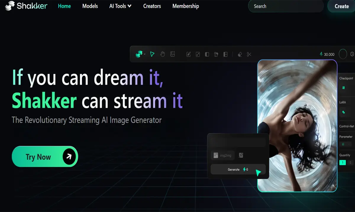 Shakker-ai image generator screenshot 2
