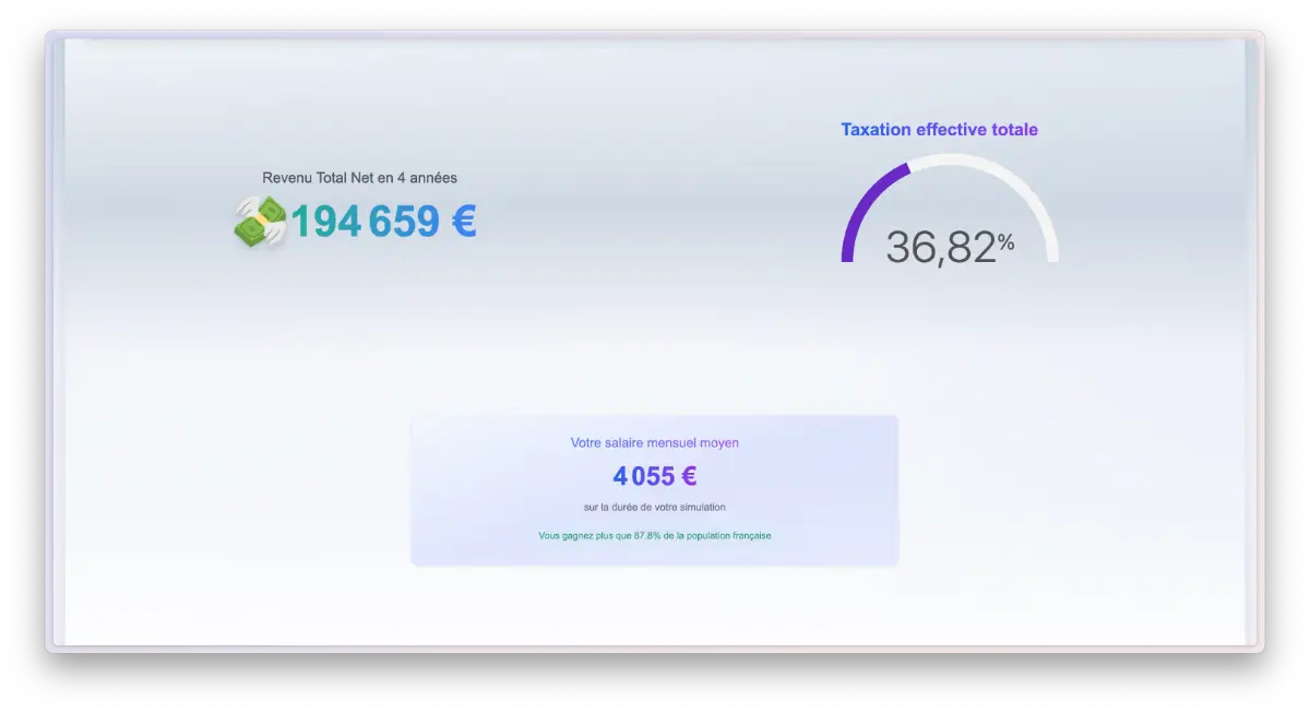 Simulateur freelance screenshot 4
