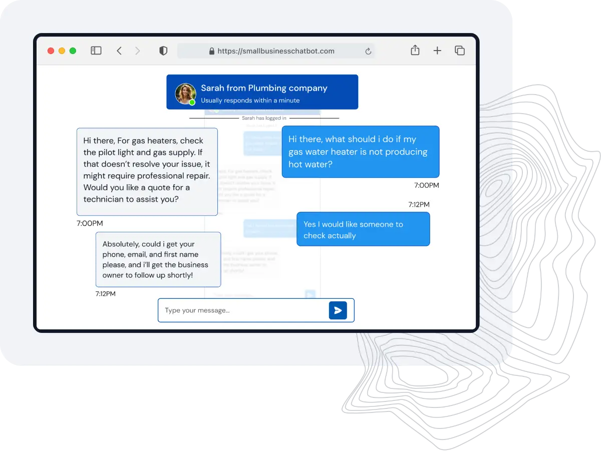 Small Business Chatbot screenshot 2
