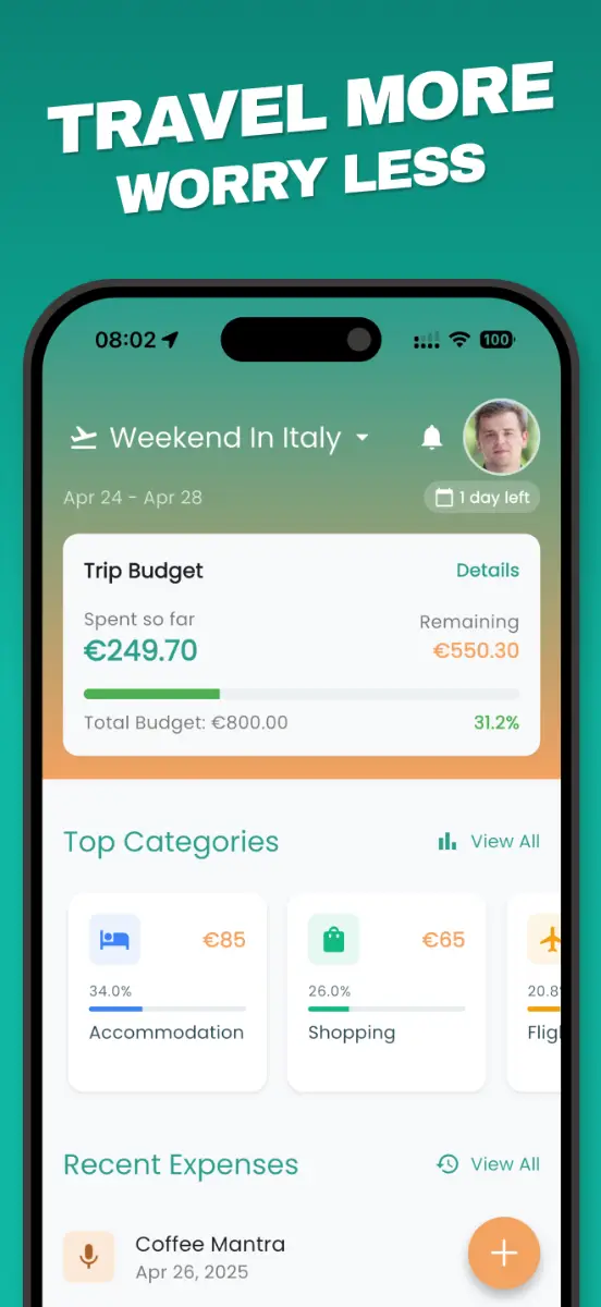 Spentrip - Travel Expenses screenshot 2