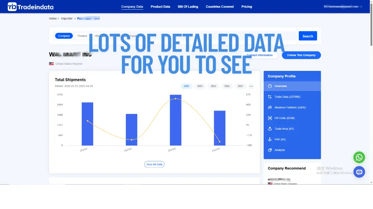 Tradeindata screenshot 3