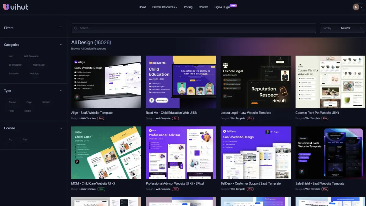 UIHut screenshot 2