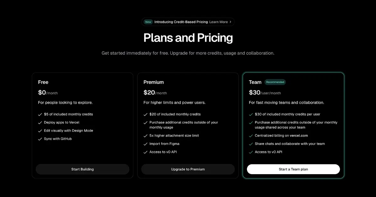 v0 by Vercel screenshot 3