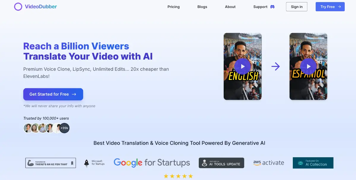 VideoDubber Video Translator screenshot 2