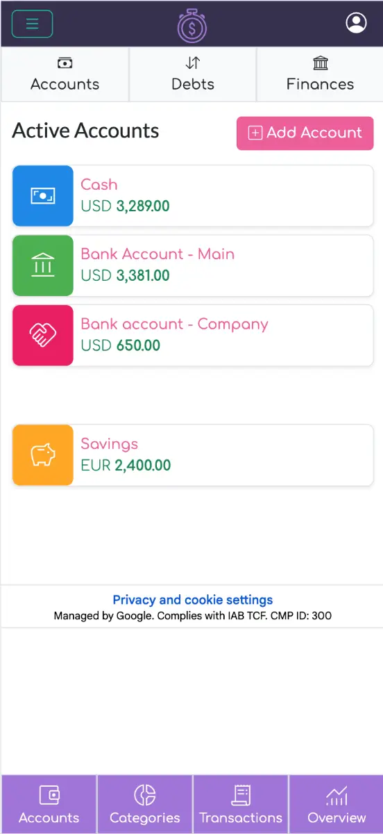 WhizBudget screenshot 1