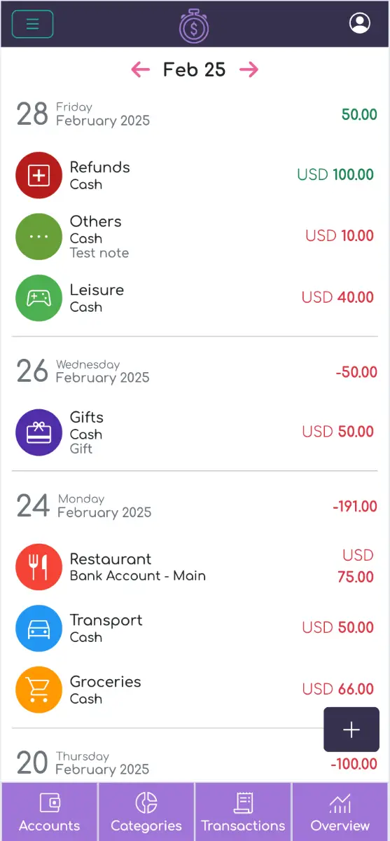 WhizBudget screenshot 2