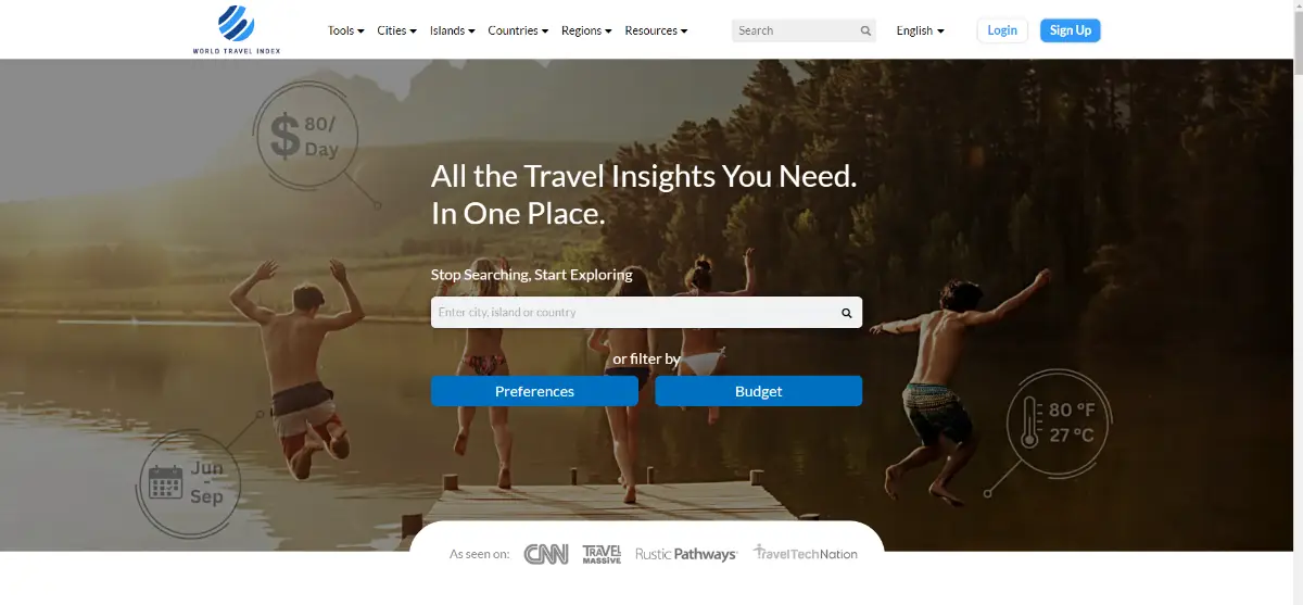 World Travel Index screenshot 1