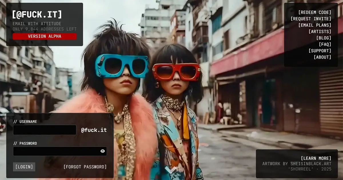 [@fuckit] email with attitude screenshot 1
