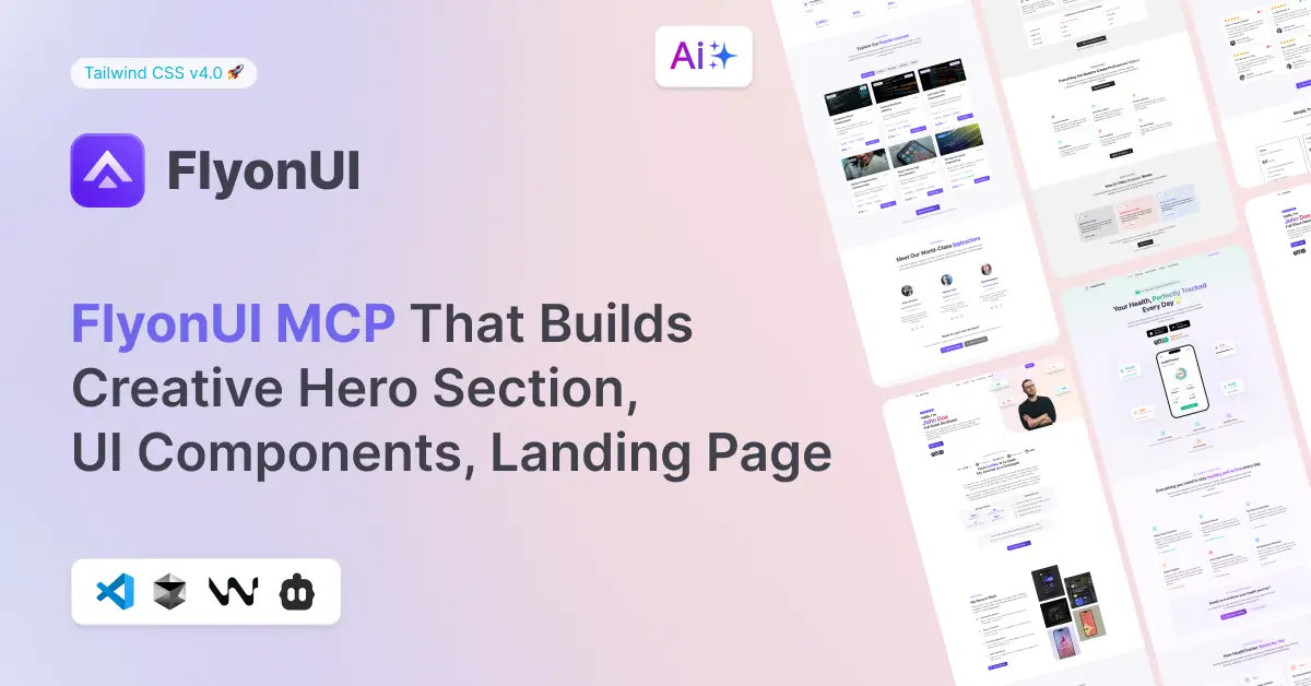 Flyonui MCP - Tailwind AI Builder screenshot 2