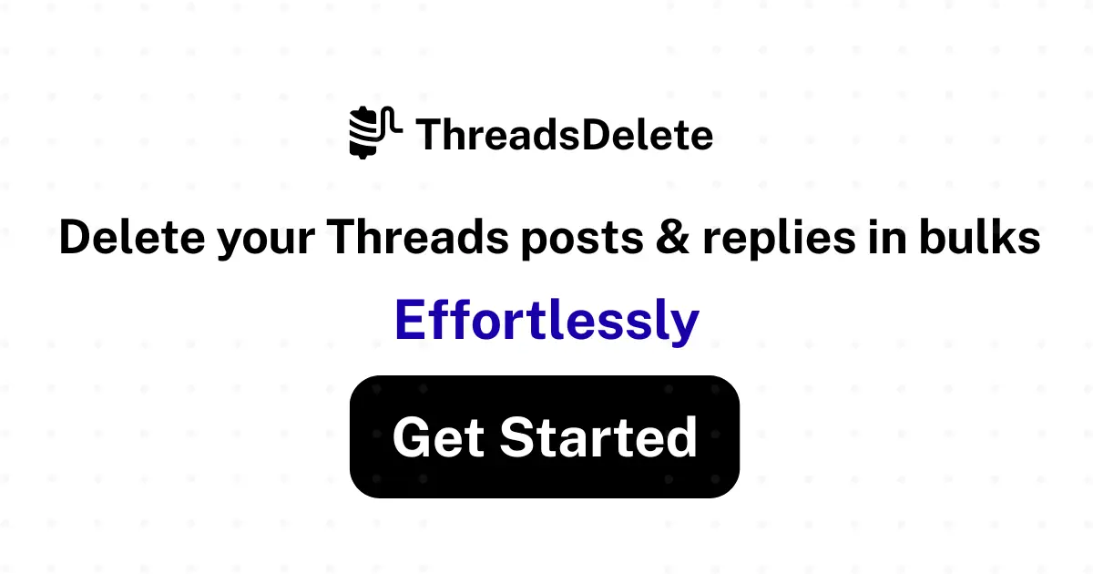 Threads Delete screenshot 1