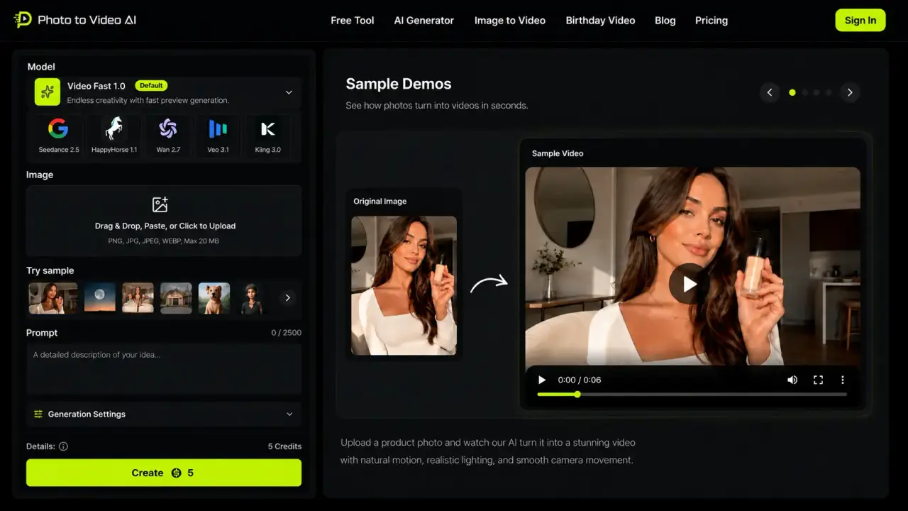 Photo to Video AI screenshot 1