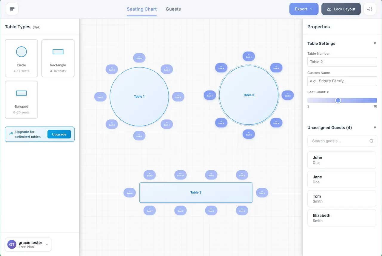 PlanSeats screenshot 1
