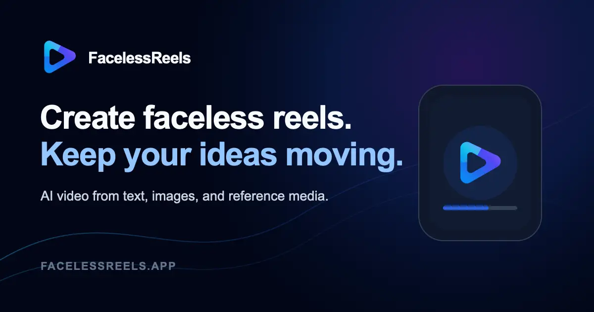 FacelessReels product image