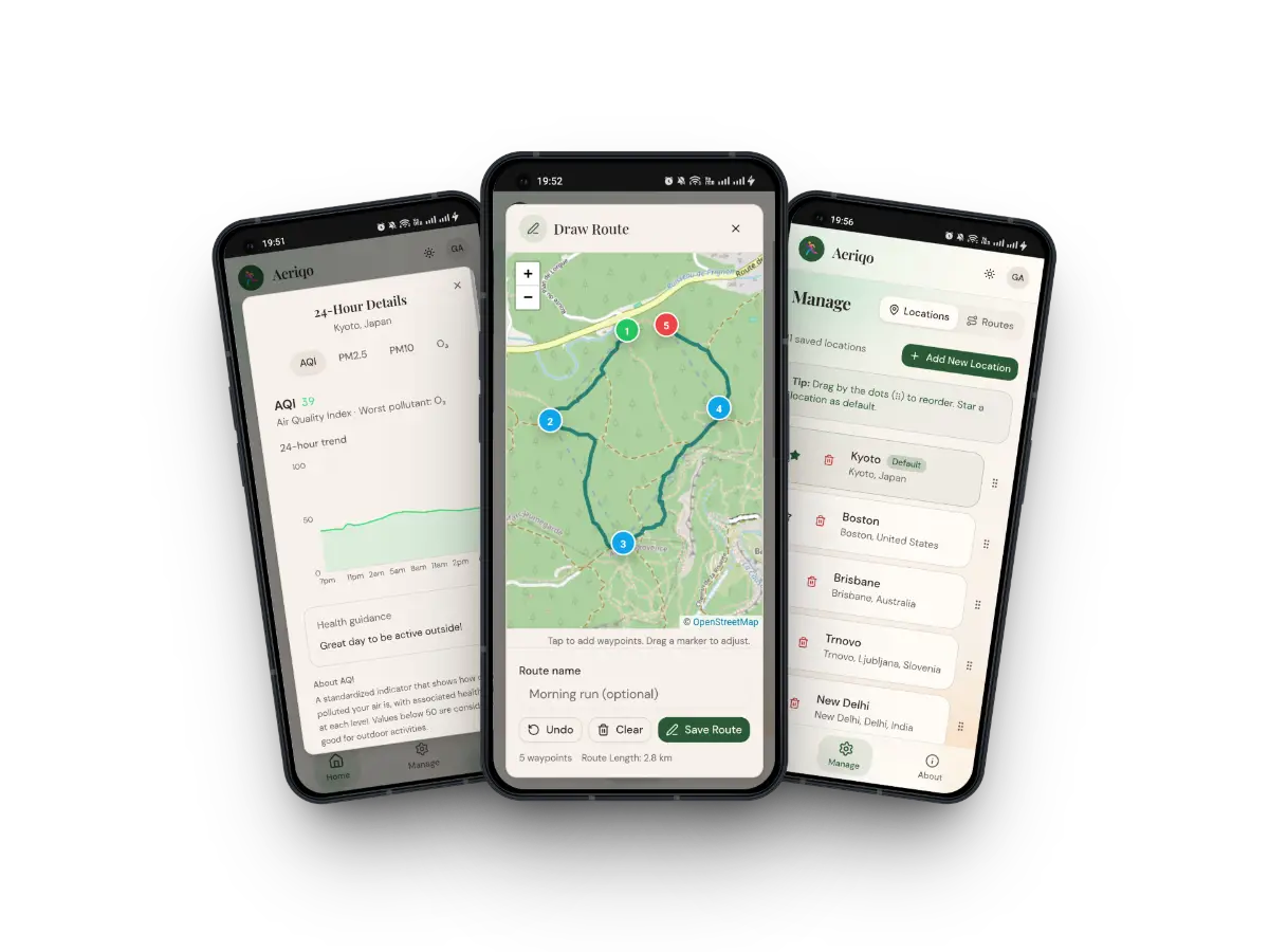 Aeriqo screenshot 2