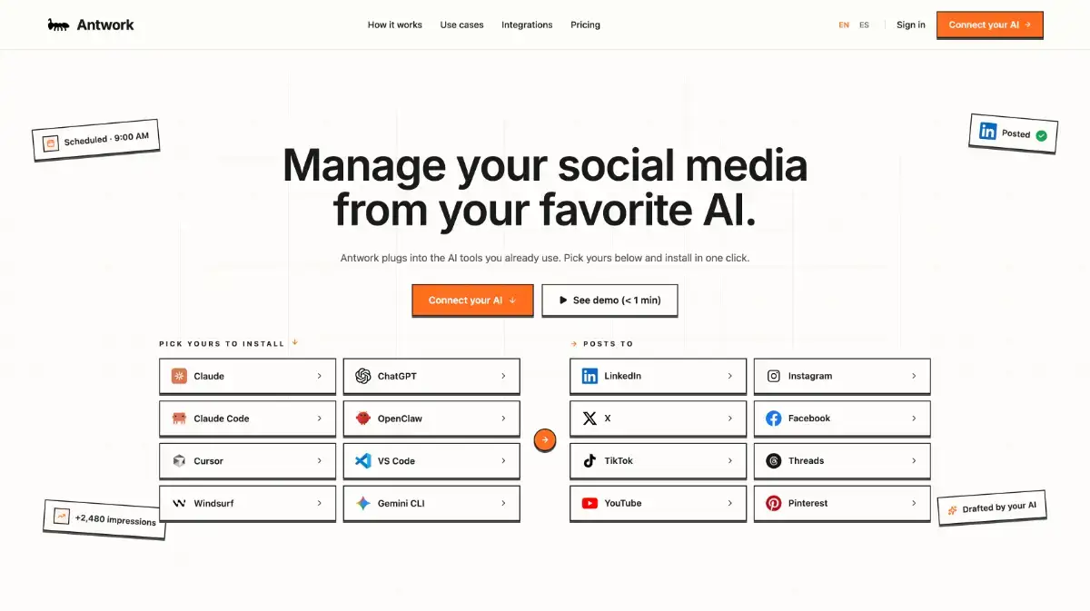 Antwork screenshot 1
