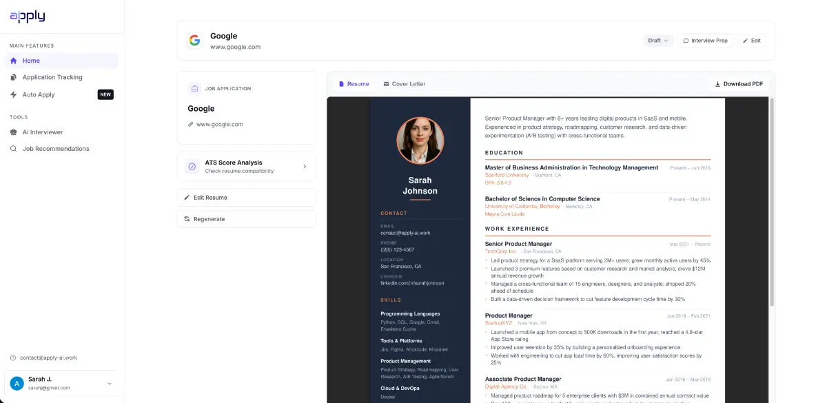 ApplyAI screenshot 2