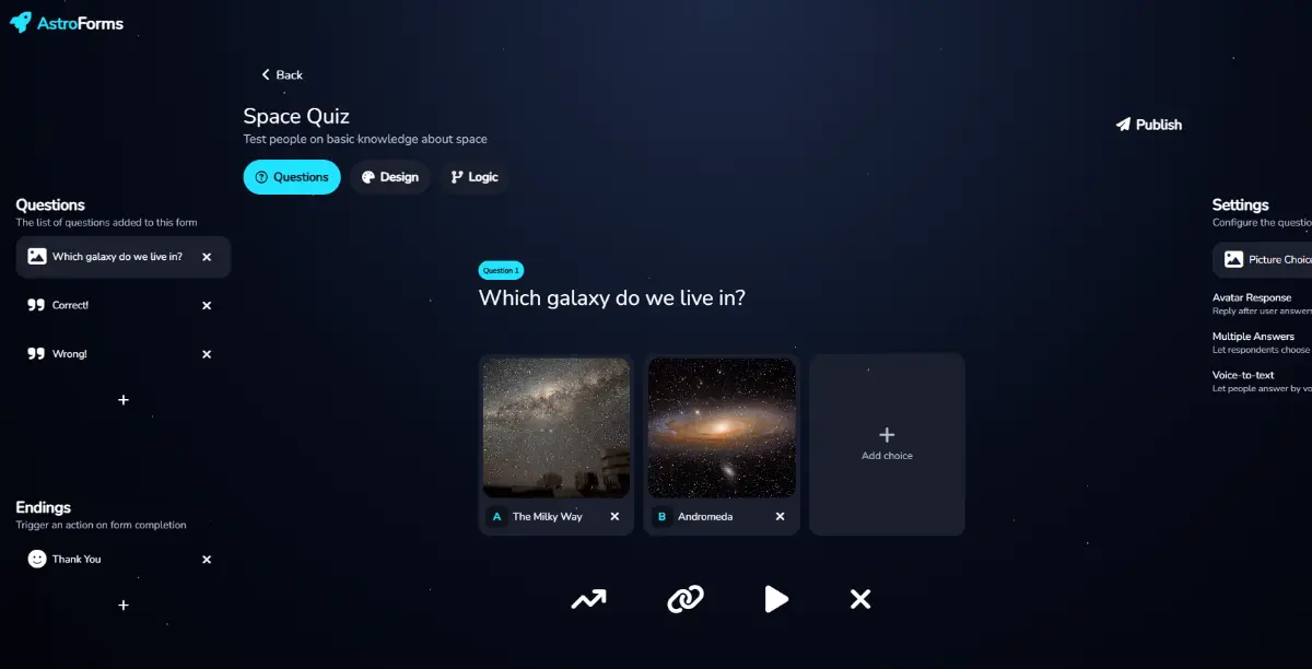 AstroForms screenshot 1