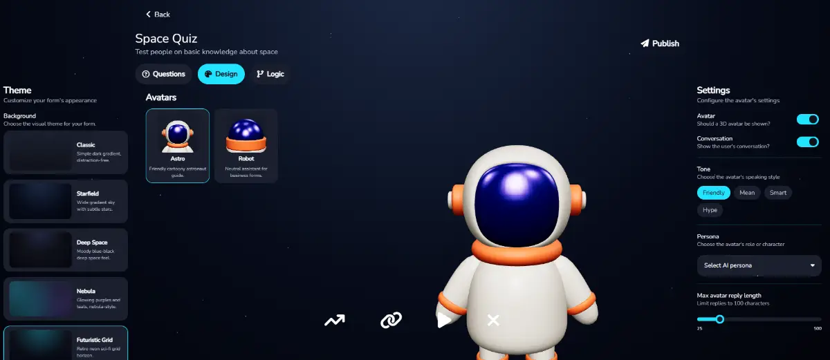 AstroForms screenshot 2
