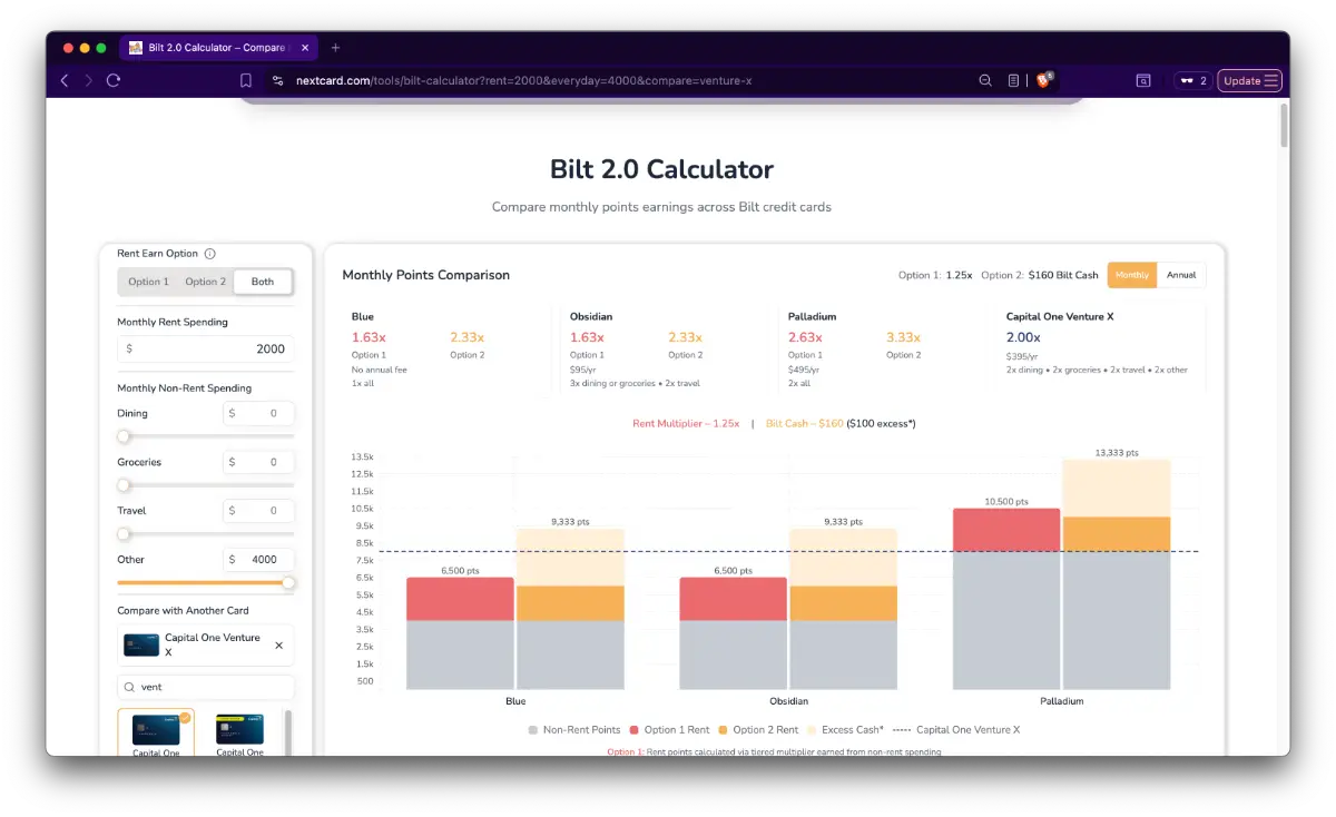 Bilt Calculator screenshot 2