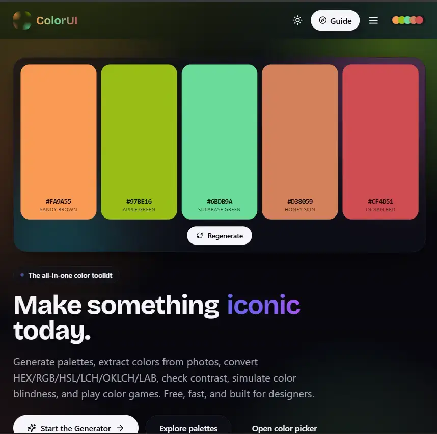 ColorUI screenshot 3